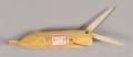 Carved ivory and Whalebone Whaleform Folding Toothpick