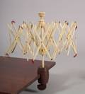 Scrimshaw Yarn Swift with a Mahogany Table Clamp