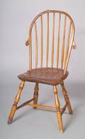 Windsor Ash Cottonwood and Maple Bowback Side Chair