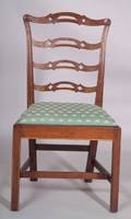 Chippendale Carved Mahogany and Parcelgilt Side Chair