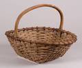 Woven Splint and Wire Quahog Basket