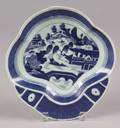 Canton Porcelain Shrimp Dish