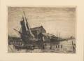 Charles Frederick Mielatz American 1864  1919 Commercial Wharf Nantucket in 1886