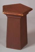 Redstained Poplar Pedestal