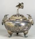 Partial Giltsilver Incense Burner