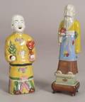 Two Chinese Export Porcelain Figures