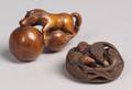 Two Wooden Netsuke