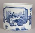Blue and White Brush Pot