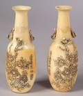 Pair of Ivory Vases