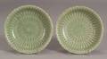Pair of Celadon Dishes