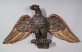 Large Carved and Polychrome Painted Wooden Eagle