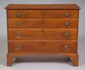 Federal Tiger Maple and Maple Chest of Drawers