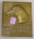 K Lane Bronze Dachshund Club of America Inc Plaque