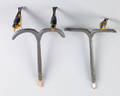 Three carved bird whimsies late 19th c