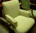 Upholstered Easy Chair with Pillows