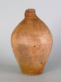 Massachusetts stoneware ovoid jug early 19th c