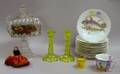 Group of Decorative Glass and Porcelain Articles