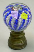 Art Glass Paperweight Newel Post Finial