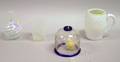 Four Victorian Glass Table Items