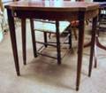 Federalstyle Inlaid Mahogany and Mahogany Veneer Card Table