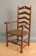 Fiveslat ladderback armchair