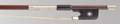 French Nickel Mounted Viola Bow probably Mirecourt c 1920