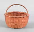 Pennsylvania split oak miniature basket ca 1900