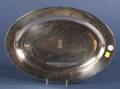 German Silver Oval Platter
