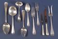 Partial Assembled Dutch Silver Flatware Service