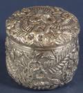 S Kirk  Son Sterling Repousse Dresser Box