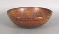 Large New England burl bowl early 19th c