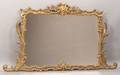 Victorian Giltwood and Gilt Gesso Overmantel Mirror