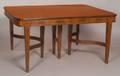 George III Style Inlaid Mahogany Extension Dining Table