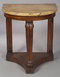 Regency Rosewood and Marbletop Console Table