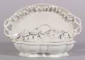 Meissen Blanc de Chine Porcelain Covered Serving Dish and Undertray