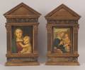 Lot of Two Italian Old Master Copies After Fra Filippo Lippi Italian c 14571504 Madonna and Child with Two Angels