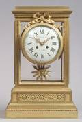 Louis XVIstyle Bronze Mantel Clock