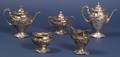 Reed  Barton Sterling Art Nouveau Five Piece Tea and Coffee Service