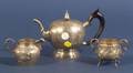 Three Piece Assembled Silver Tea Set