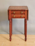 Sheraton mahogany work table