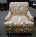 Late Victorian Chintz Upholstered Easy Chair