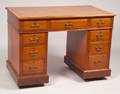 Georgian Mahogany Pedestal Desk
