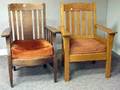 Two Mission Armchairs