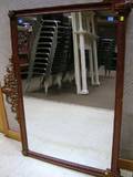 Louis XVI Style Carved Mahogany Mirror