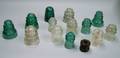 Lot of Thirteen Glass Insulators