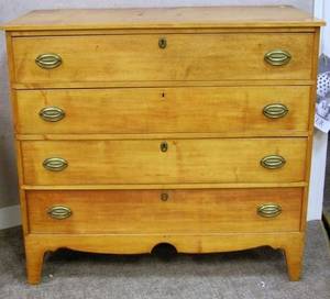 Federal Cherry FourDrawer Chest