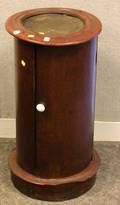 Empire Circular Hardwood Veneered Commode Pedestal