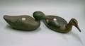 Two Carved and Painted Wooden Duck Decoys