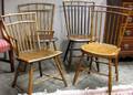 Four Windsor Birdcage Chairs