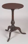 Federal Brown Stained Maple Candlestand